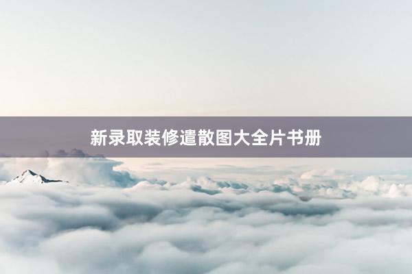 新录取装修遣散图大全片书册